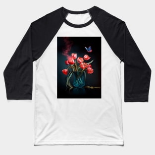 Beautiful flowers in a vase Baseball T-Shirt